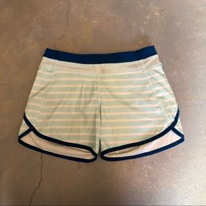 Ivivva by Lululemon Striped Running Shorts